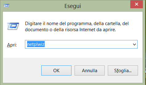Eliminare e inserire password Windows 10