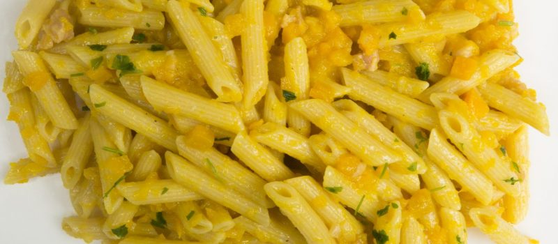 Pasta con la zucca