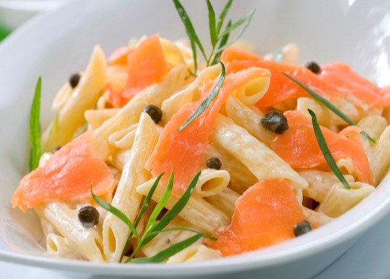 Penne al salmone