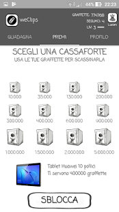 vincere con la app Weclips