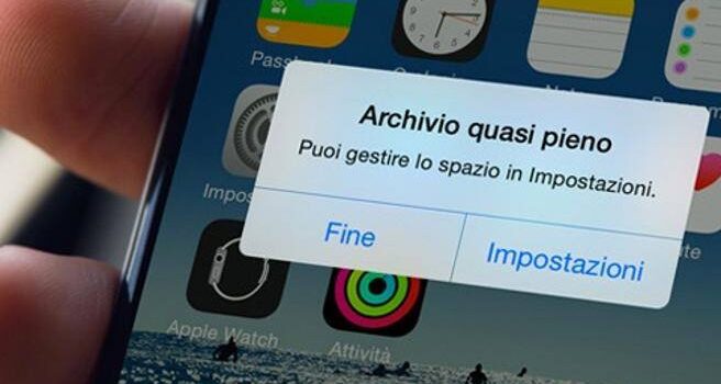 Svuotare cache di un telefonino
